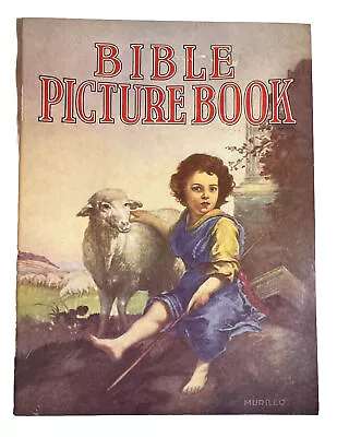 Vintage 1949 Bible Picture Book By Marian Madison. Great Vintage Shape RARE Find • $11.90