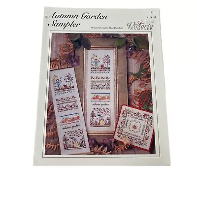 Autumn Garden Sampler Cross Stitch Chart By Thea Dueck The Victoria Sampler • $9.99