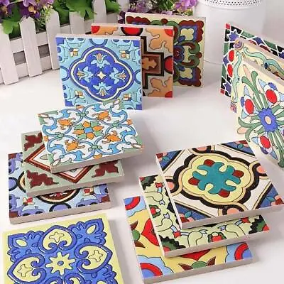 100pcs/box Retro Vintage Antique Tiles 3D Bathroom Kitchen Dining Room Home Deco • $195