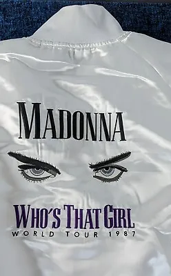 MADONNA WHO'S THAT GIRL TOUR JACKET XL ALPHA CELEBRATION NYC 2024 No Promo • $495