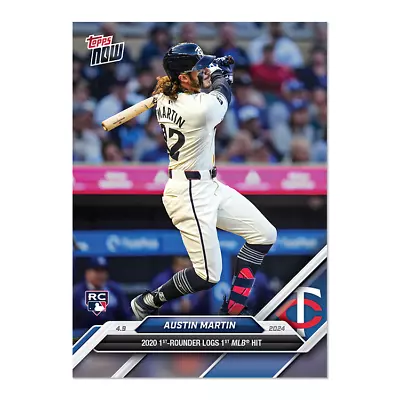 2024 Topps Now MLB #53 Austin Martin Minnesota Twins RC - Presale • $4.96