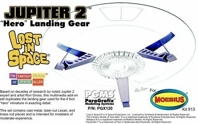 Paragrafix 120 1/35 LiS: Jupiter 2 Spaceship Landing Gear Set For Moebius • $73.26