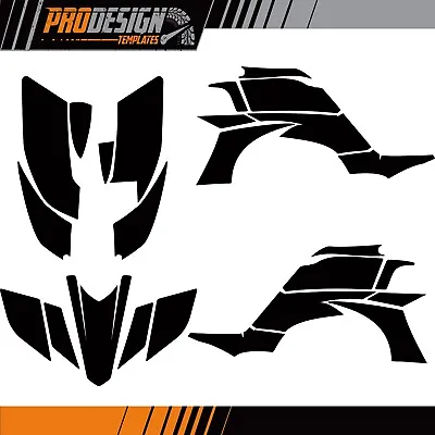 Yamaha YFZ 450R  2003 To Up 2008 Quad Vector Graphics Kit Template Stencil Eps • $25.62