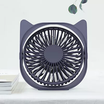 Mini USB Desk Fan Small  Quiet Personal Cooler USB Powered Portable Table Fan • £7.29