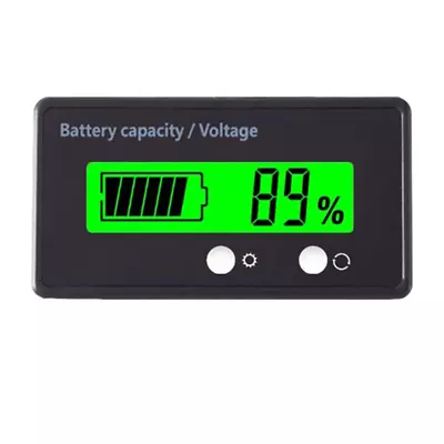 12V 24V 36V 48V Battery Capacity Indicator Golf Cart Voltage Meter With LCD Disp • $13.26