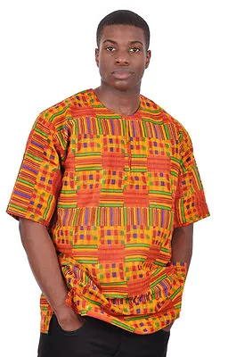 Kente African Print Dashiki Shirt DP3227M • $29.99