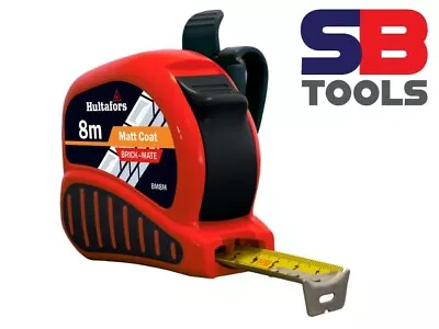 Hultafors Fisco 8m Brick Mate Metric Builders Block Counting Tape Measure BM8M • £20.87