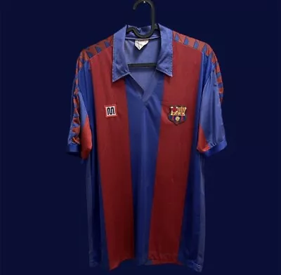 Vintage FC Barcelona Spain 1984/1989 Home Meyba Football Soccer Jersey • $90