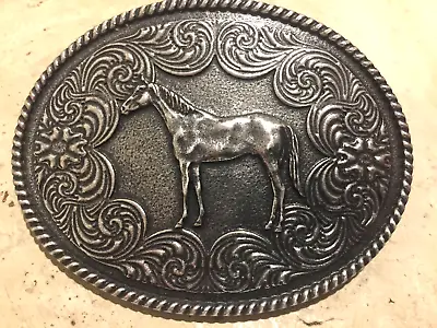 Taylor Brands Rare Western Edge Quarter Horse Antique Belt Buckle Vintage • $38.25