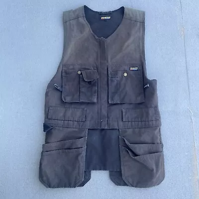 Vintage Blaklader Work Vest Utility Tools Safety Men’s Medium Cotton Blend • $59.99