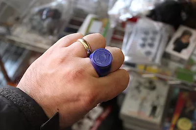 Green Lantern Indigo Nok Plastic Ring • £6.99