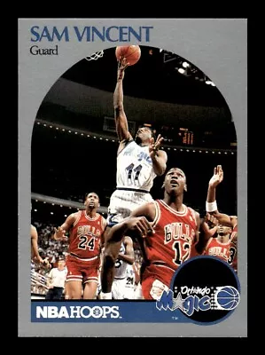 1990 Hoops #223 Sam Vincent/Michael Jordan Wearing #12 Jersey • $6.49