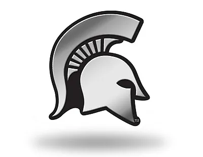 Michigan State Spartans Logo 3D Chrome Auto Decal Sticker NEW Truck Car Rico • $13.99