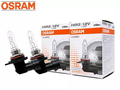 Osram HIR2 9012 Classic Standard OEM Headlight Halogen Bulbs | Pack Of 2 • $35.99