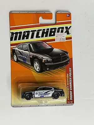 Matchbox Dodge Charger Police Emergency Response 58/100 Elk Grove New In Package • $11