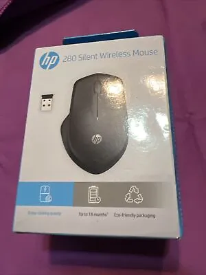 HP Silent 280 2.4GHz Wireless Bluetooth USB -A Optical Mouse 19U64AA#ABL • $35.99