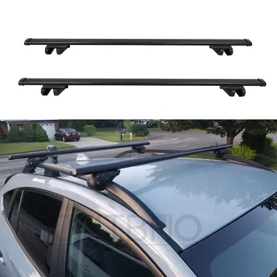 53  Car Universal Top Roof Rack Cross Bar Luggage Cargo Carrier Rails Aluminum • $139.29