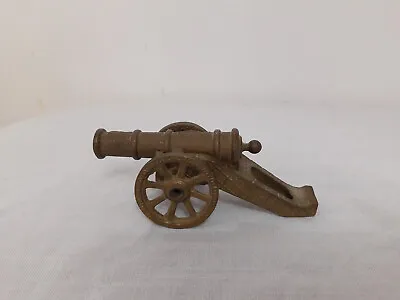 Vintage Field Artillery Cannon Metal Military War Gun Model Figurine Miniature • £18.50