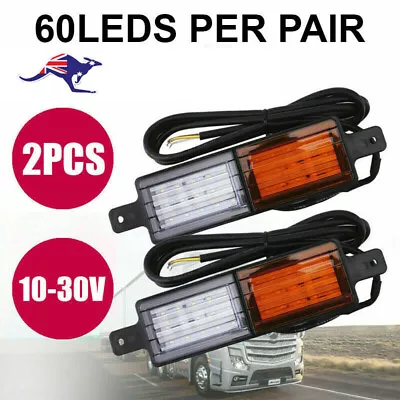 2X 30LED Bullbar Indicator Light Front Park DRL Amber For ARB TJM Marker Lamp AU • $34.98