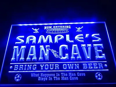 LED Bar Sign Man Cave Custom Neon Light Up Drink Pub Lager Personalised Mancave • $22.99