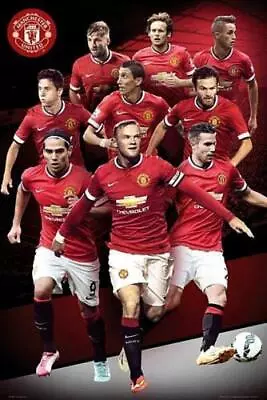 Manchester United Players Collage 2014-15 - Maxi Poster 61cm X 91.5cm • $11.79