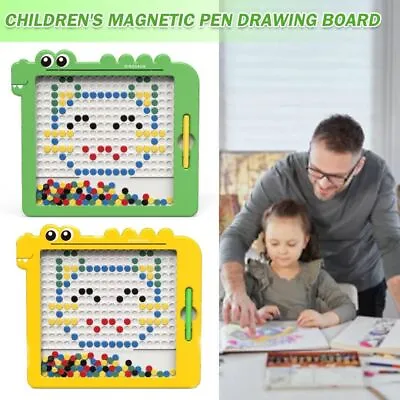 Magnetic Drawing Board For Kids Doodle Dot Art Educational Preschool Toys UK • £8.99