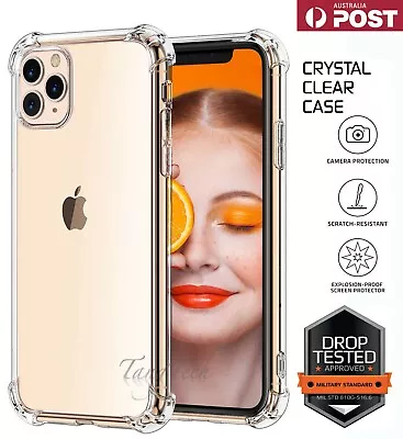 $2.99 • Buy Shockproof Clear Silicon Bumper Case Cover For Apple IPhone 7 8+X11pro XSMax XR