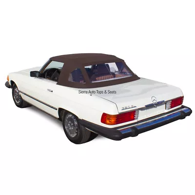 Mercedes 280-560SL Brown Stayfast Convertible Top 72-89 W/Plastic Window • $350.10