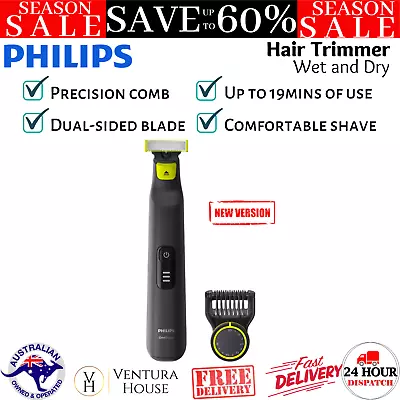 $152.39 • Buy Philips One Blade Pro Face/Beard Electric Wireless Mens Shaver Trimmer Wet & Dry