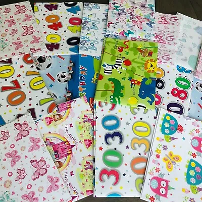 Wrapping Paper & Tags Birthday & Occasions Gift Wrap HUGE SELECTION Simon Elvin • £2.39