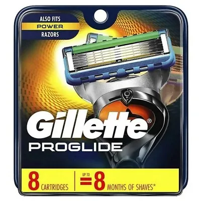 Gillette Proglide Packs Of 8 Cartridges New Factory Sealed Image May Vary  • $26