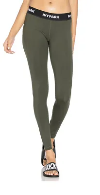 $20 • Buy IVY PARK Low Rise Legging In Khaki - AS NEW SIZE XS