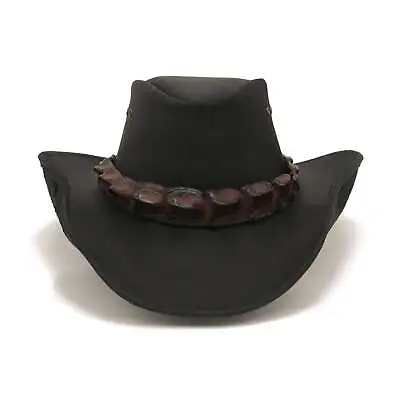 Longreach Shapeable Leather Hat • $129.90