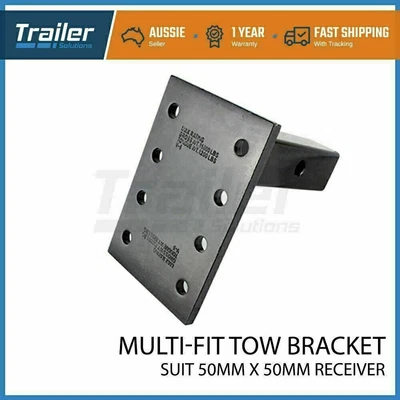 $69.55 • Buy Trailer Hitch Pintle Receiver Arm - Adaptor For Pintle Hook With Solid Shank