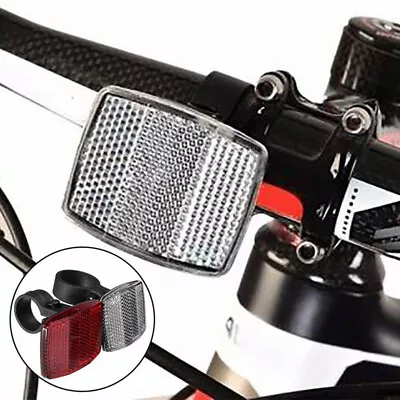 Bicycle Bike Handlebar Reflector Reflective Front Rear Warning Light Safet..x • $1.26