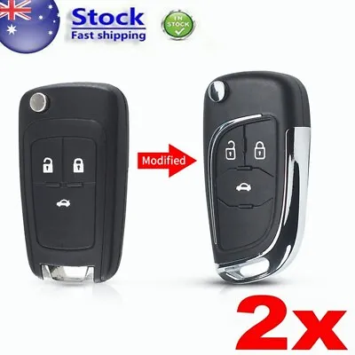 2X Replacement Remote Flip Car Key Shell Case For Holden VF Cruze 2009 -2014 3B • $16.33