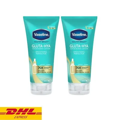 2x Vaseline Healthy Bright Gluta-Hya Smoothing Perfector Serum Burst 300 Ml • $54.90