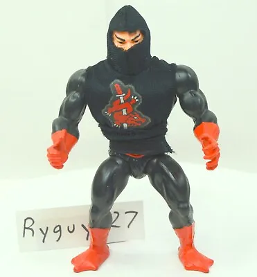 MOTU Ninjor Masters Of The Universe Figure He-Man Vintage Mattel Bib Hood • $110