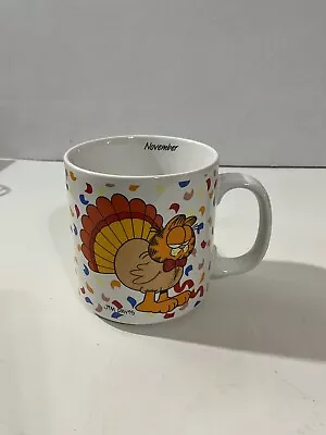 Garfield - Jim Davis - Thanksgiving Day  1978 Collector Cup - Turkey Party • $20