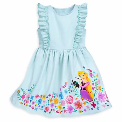 $39.95 • Buy Disney Store Rapunzel Dress Party Deluxe Sundress Costume Tangled Series NEW
