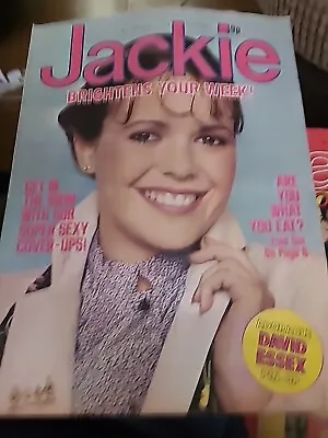 Jackie Vintage Magazine 1979 Featuring David Essex Original Poster Vgc • £10