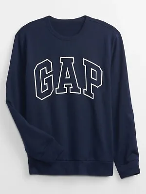 $40 GAP Men's Logo Sweatshirt Size S M L XL XXL NWT! Color Black / Navy / White • $14.95
