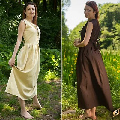 Basic Country Dress - Beige Or Brown - Ideal For LARP / Costume • £43