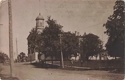 Street Court House Montrose Pennsylvania PA Susquehanna Co. 1906 Real Photo RPPC • $19.89