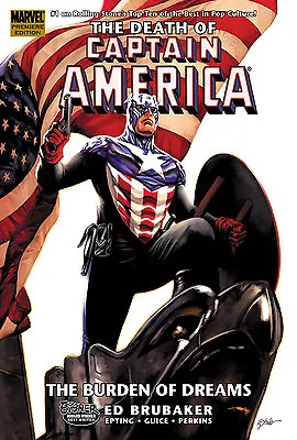 Death Of Captain America Vol 2: Burden Of Dreams Brubaker & Epting HC Marvel OOP • $19.99