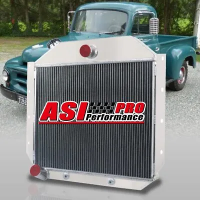 Fit 1951-19571955 International Harvester Pickup Truck 4 Rows Aluminum Radiator • $199