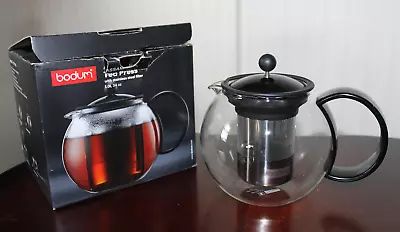 34 Oz  Tea Press Glass Stainless Permanent Infuser Filter 1.0L Bodum Assam • $18