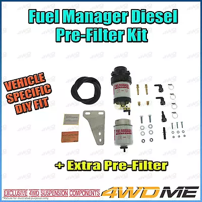 Great Wall V200 2.0L Diesel 4WDME Fuel Manager Diesel PreFilter FULL KIT +Extra • $333.50
