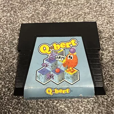 Atari 2600 1982 Game Cartridge Only - Qbert • $8.90