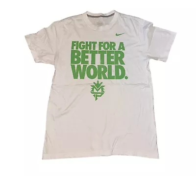 Vintage Nike Manny Pacquiao Mens Sz Large Fight For A Better World T-shirt • $55.99